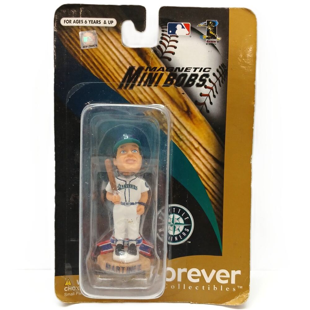Edgar Martinez Seattle Mariners Magnetic Mini Bobs Bobblehead Forever Collect